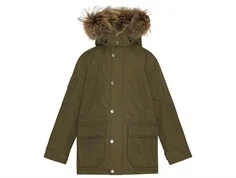 Ver de Terre Nordic vinterjakke dark olive med pels